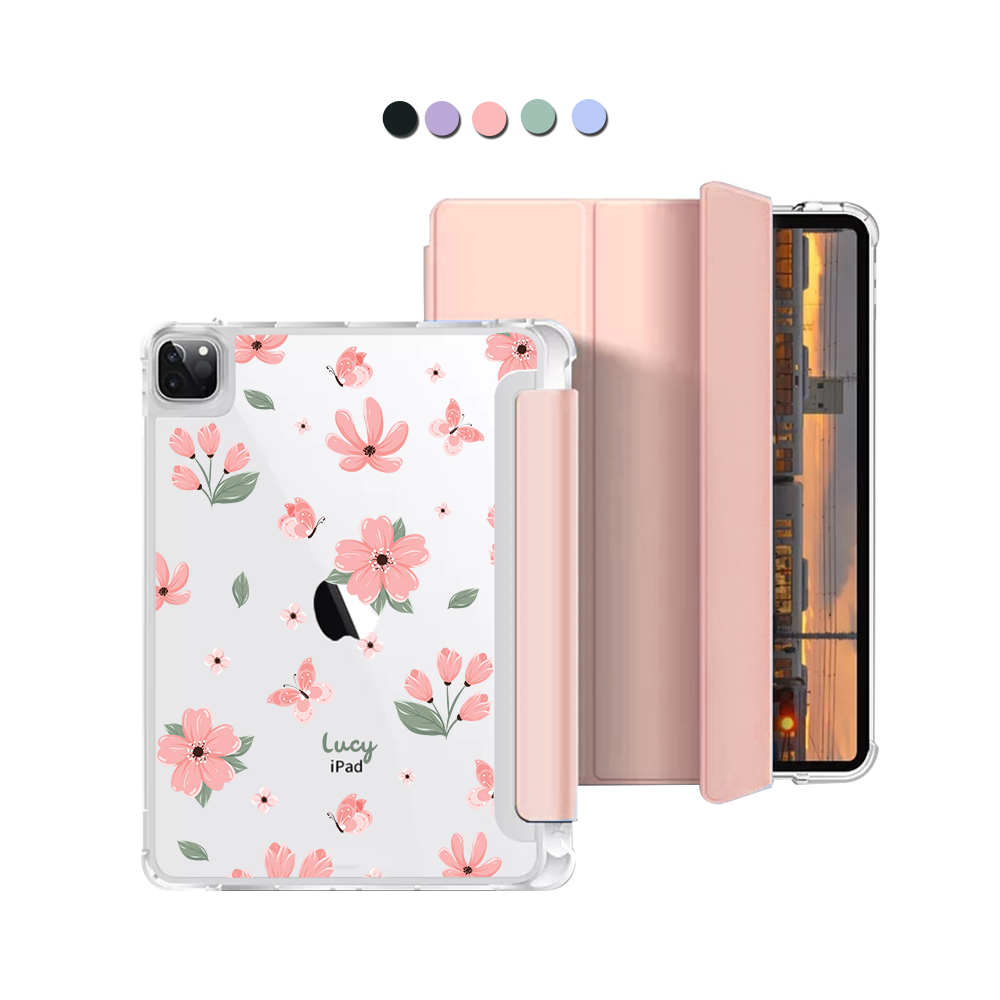 iPad Macaron Flip Cover - Pink Delight