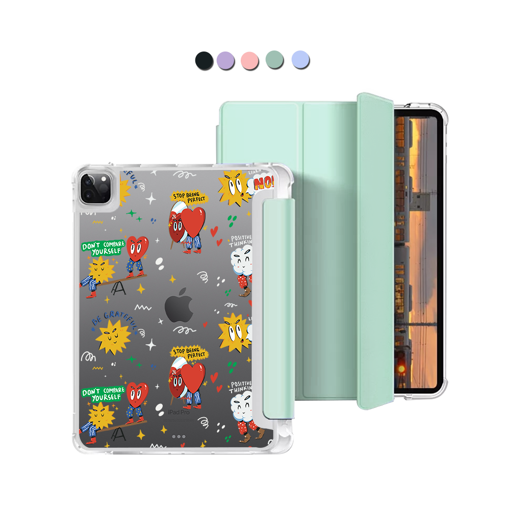iPad Macaron Flip Cover - Selfless Love 2.0
