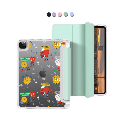 iPad Macaron Flip Cover - Selfless Love 2.0