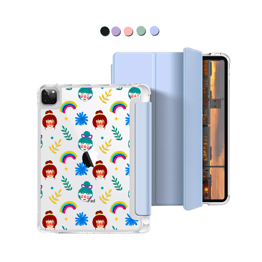 iPad Macaron Flip Cover - Unconditional Girl