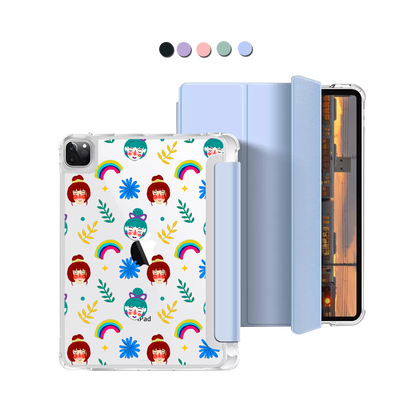 iPad Macaron Flip Cover - Unconditional Girl