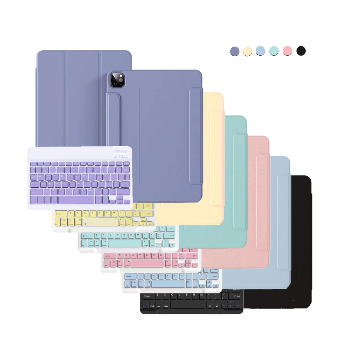 iPad Wireless Keyboard Flipcover - Self Love Sticker Pack 2.0