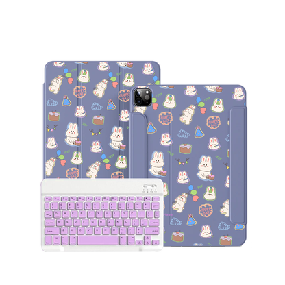 iPad / Android Tab Wireless Keyboard Flipcover - Fun Party