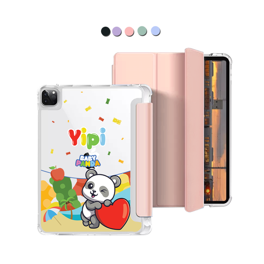 iPad Macaron Flip Cover - Yipi Baby Panda