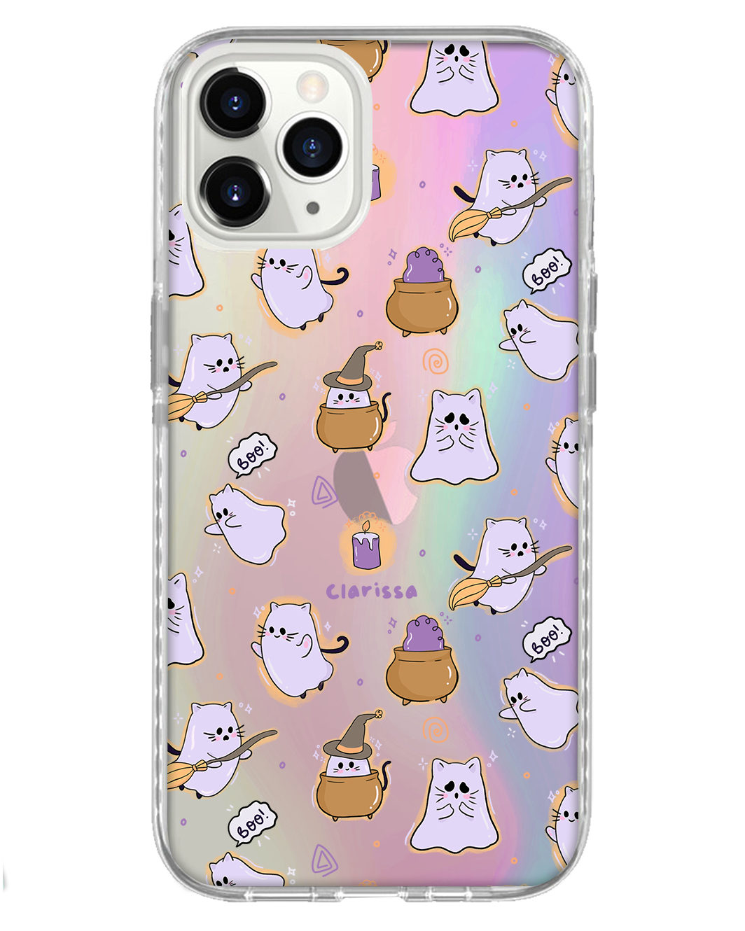 iPhone Rearguard Holo - Spooky Cat