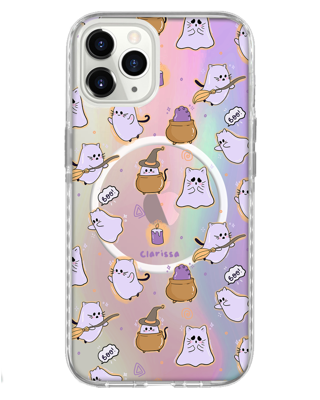 iPhone Rearguard Holo - Spooky Cat