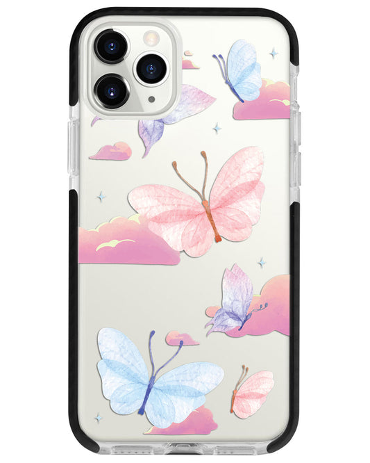 iPhone Rearguard Bumper - Butterfly & Clouds