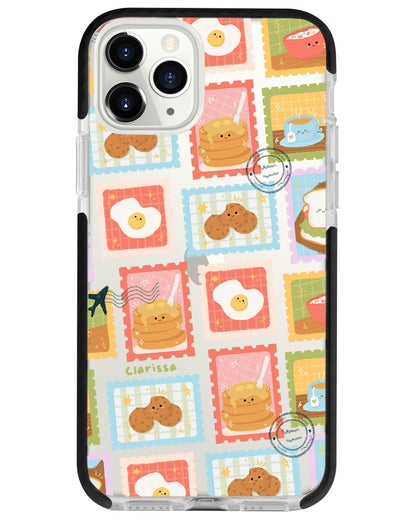 iPhone Rearguard Bumper - Breakfast Menu Stamps
