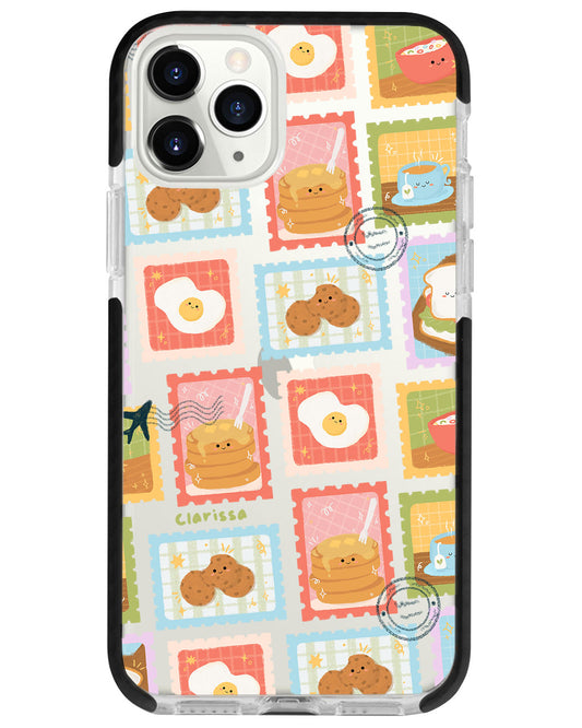 iPhone Rearguard Bumper - Breakfast Menu Stamps