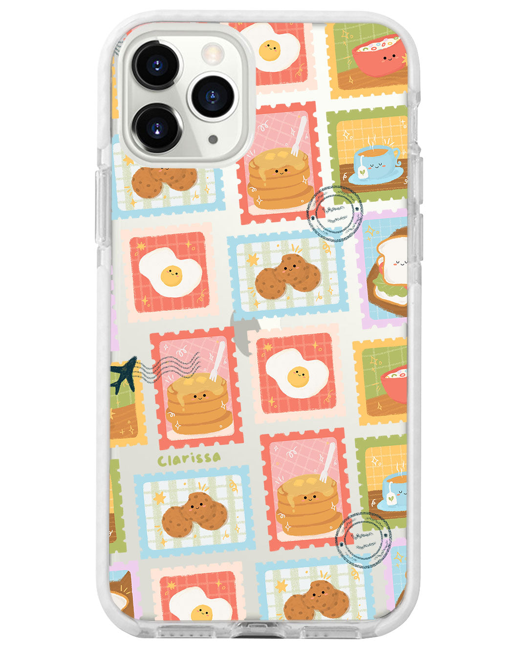 iPhone Rearguard Bumper - Breakfast Menu Stamps