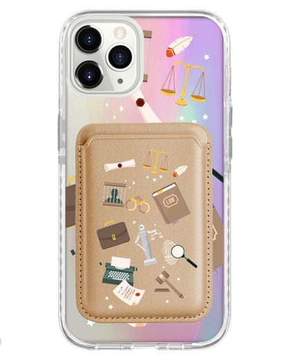 iPhone Magnetic Wallet Holo Case - Lawyer
