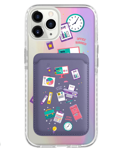 iPhone Magnetic Wallet Holo Case - Officer