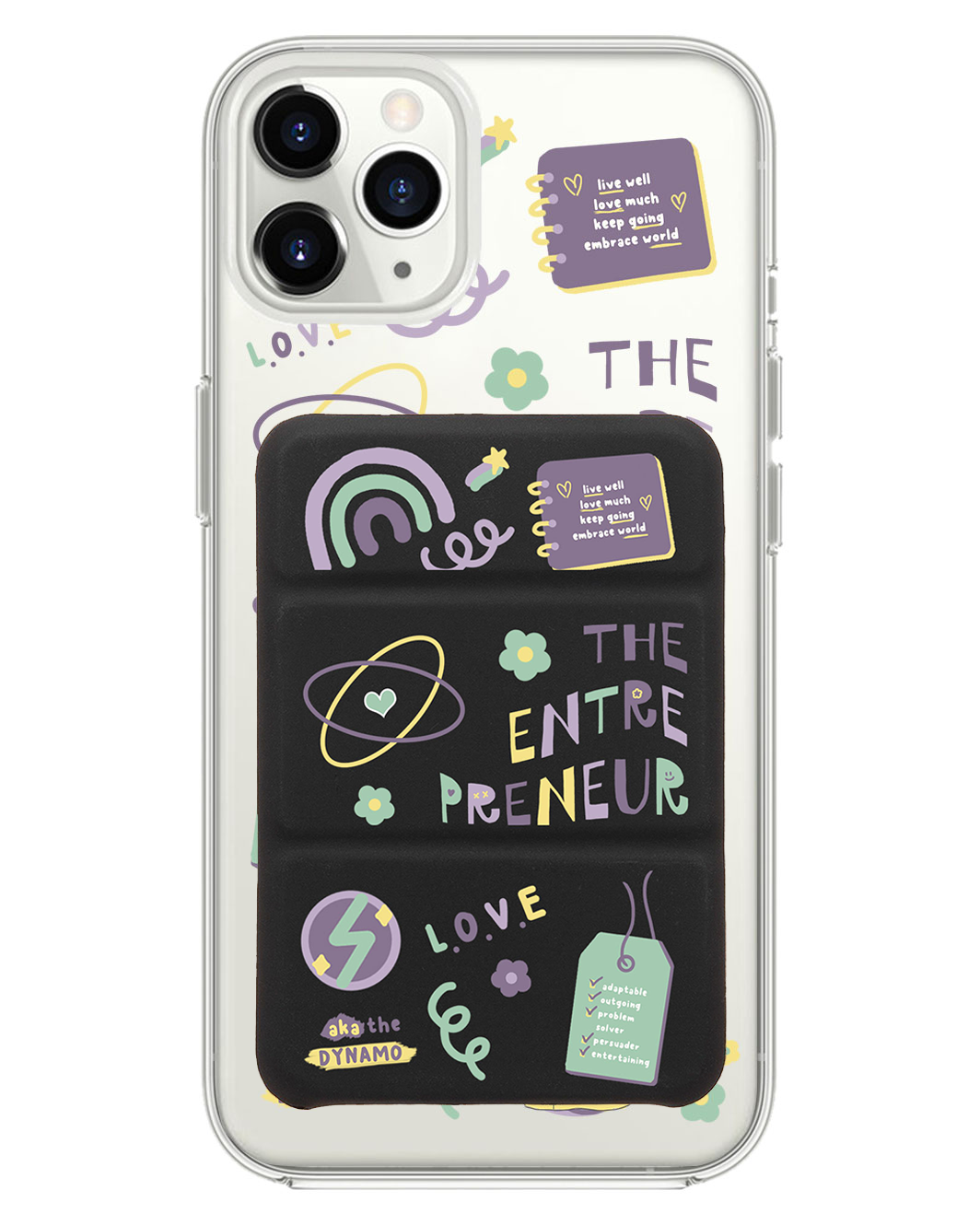 iPhone Magnetic Trifold Wallet Case - ESTP