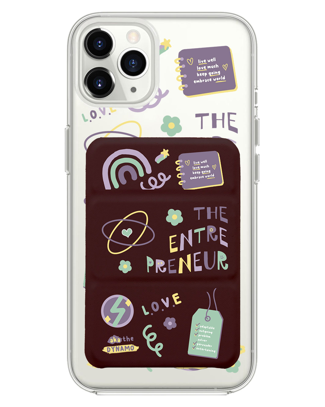 iPhone Magnetic Trifold Wallet Case - ESTP