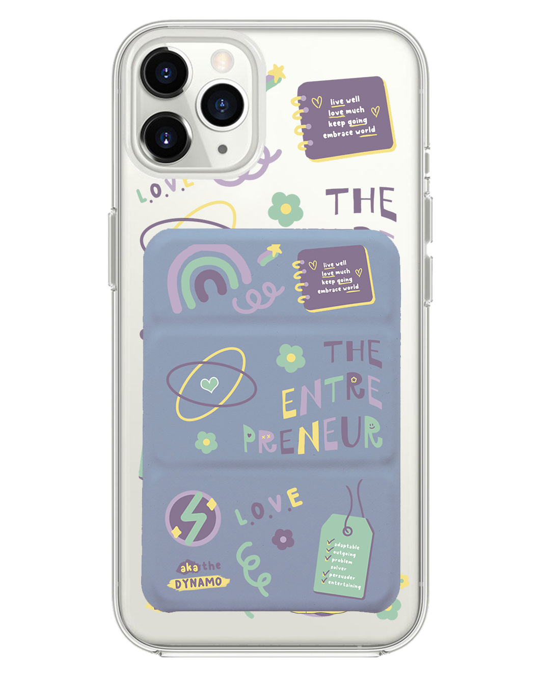 iPhone Magnetic Trifold Wallet Case - ESTP