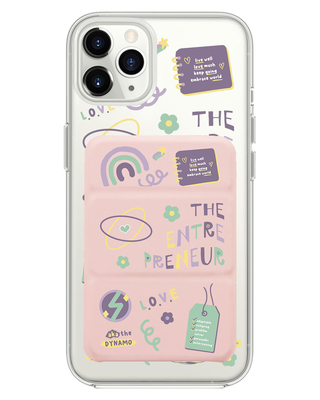 iPhone Magnetic Trifold Wallet Case - ESTP