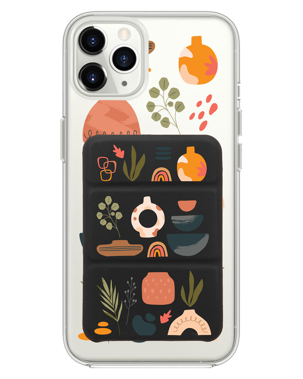 iPhone Magnetic Trifold Wallet Case - Minimalist
