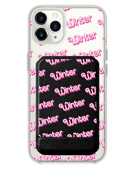 iPhone Magnetic Multifold Wallet - Barbie Monogram