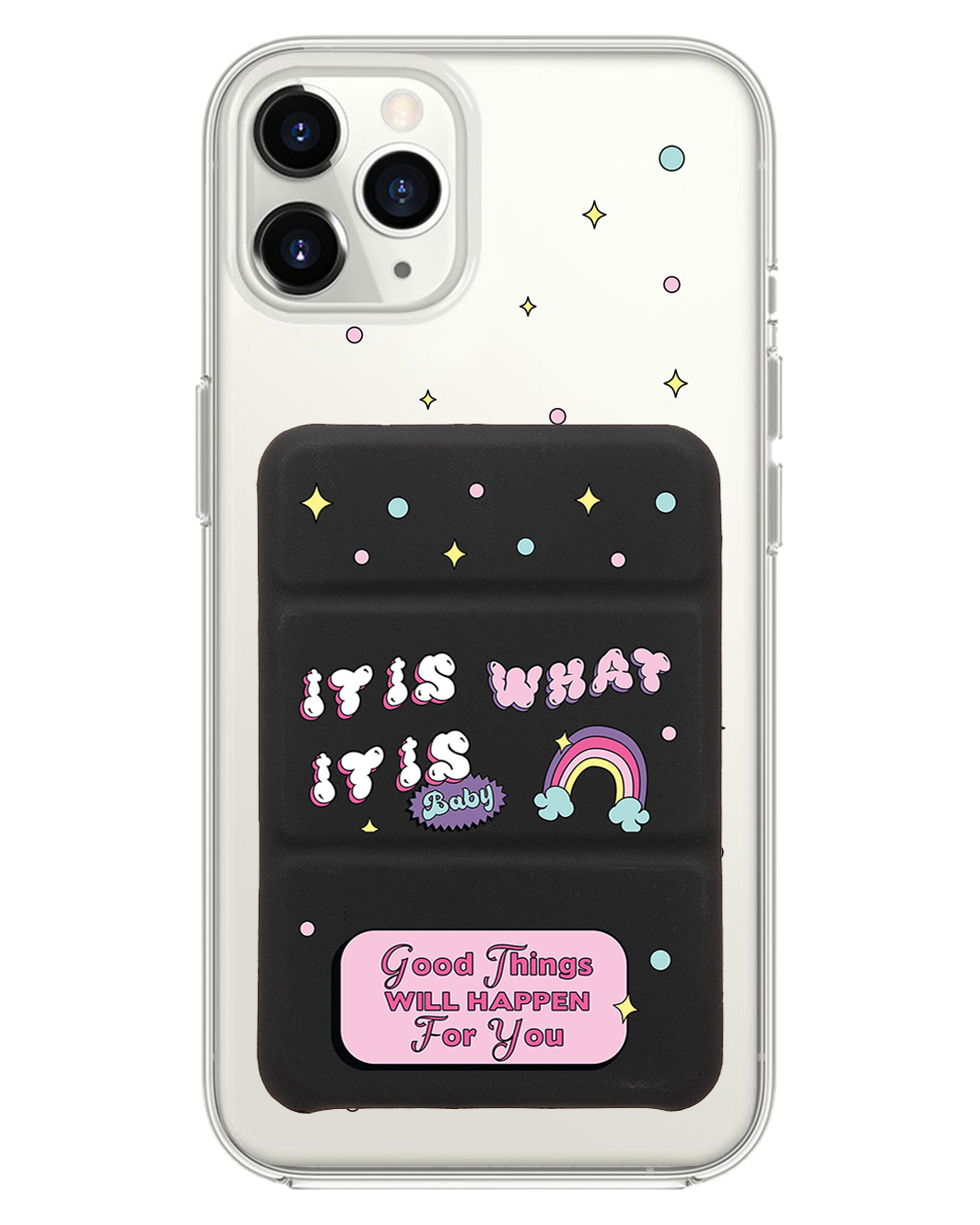 iPhone Magnetic Trifold Wallet Case - Its is What it is Baby