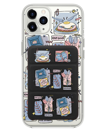 iPhone Magnetic Trifold Wallet Case - Grow