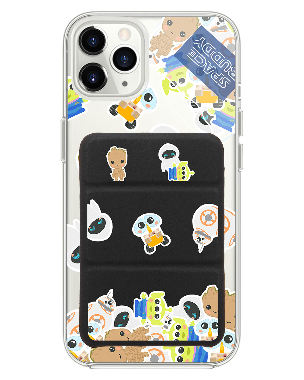 iPhone Magnetic Trifold Wallet Case - Buddy Space