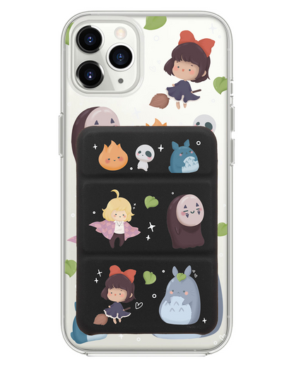 iPhone Magnetic Trifold Wallet Case - Ghibli