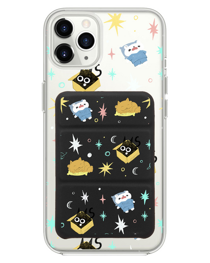iPhone Magnetic Trifold Wallet Case - Nightover