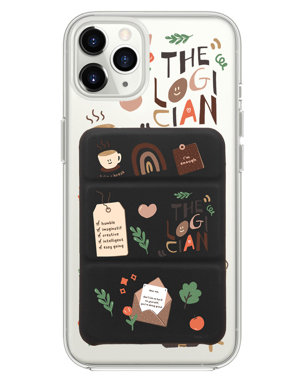 iPhone Magnetic Trifold Wallet Case - INTP