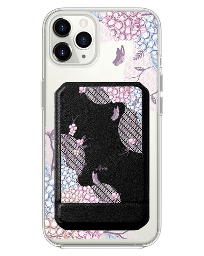 iPhone Magnetic Multifold Wallet - Batik Floral