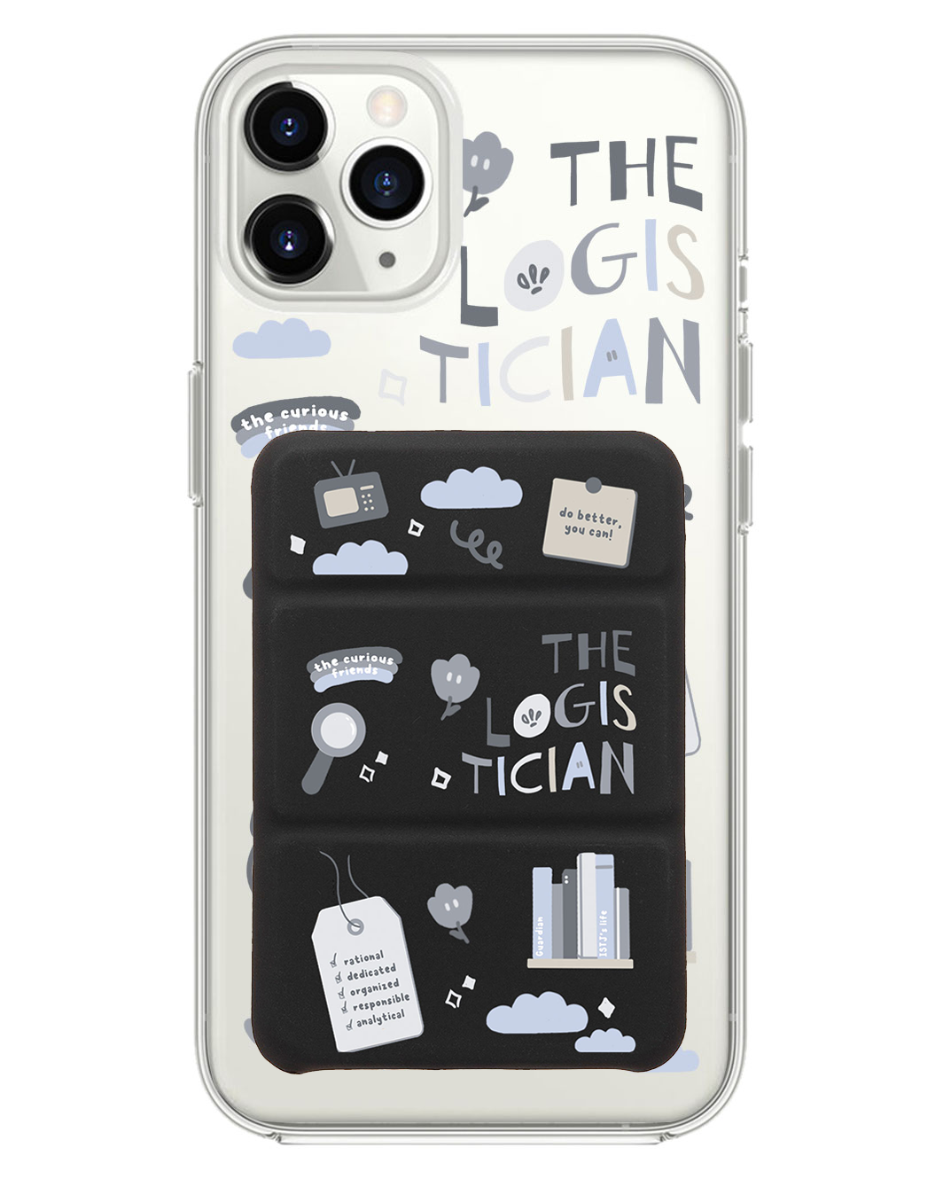 iPhone Magnetic Trifold Wallet Case - ISTJ