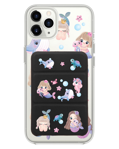 iPhone Magnetic Trifold Wallet Case - Little Mermaid