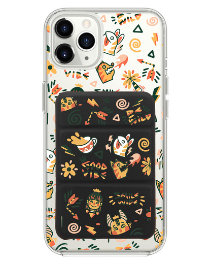 iPhone Magnetic Trifold Wallet Case - Wild & Free