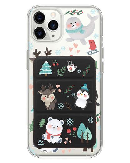 iPhone Magnetic Trifold Wallet Case - Winter