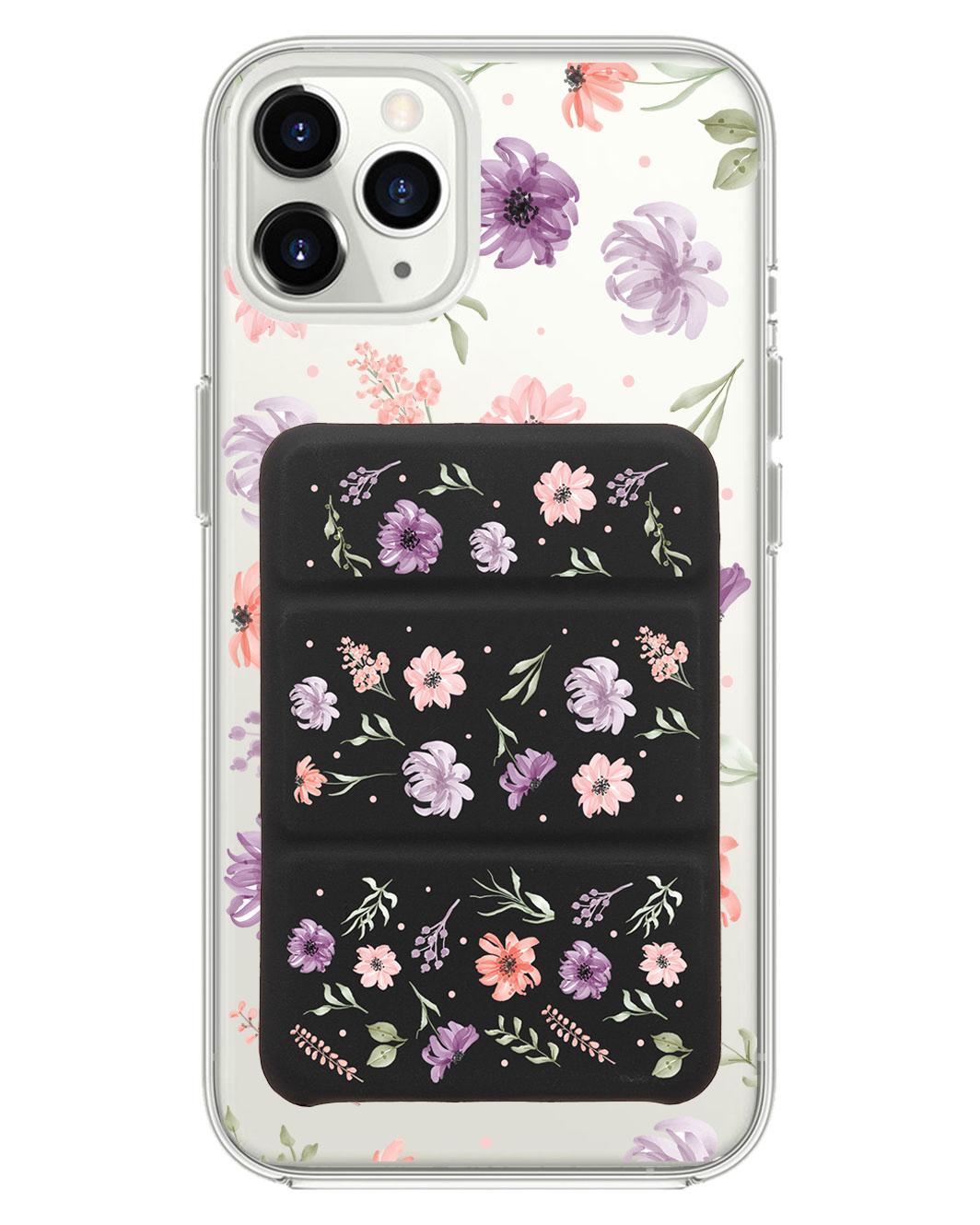 iPhone Magnetic Trifold Wallet Case - Botanical Garden 3.0