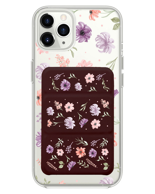 iPhone Magnetic Trifold Wallet Case - Botanical Garden 3.0