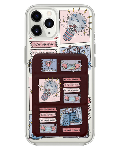 iPhone Magnetic Trifold Wallet Case - Shine