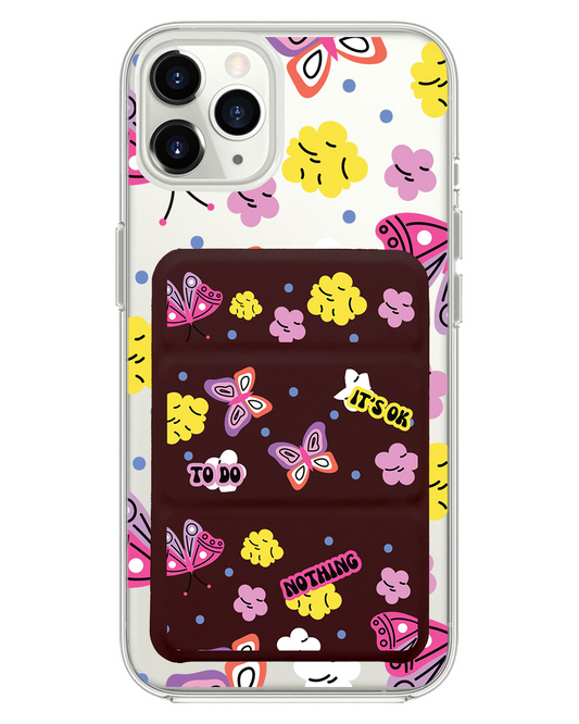 iPhone Magnetic Trifold Wallet Case - Its Ok To Do Nothing