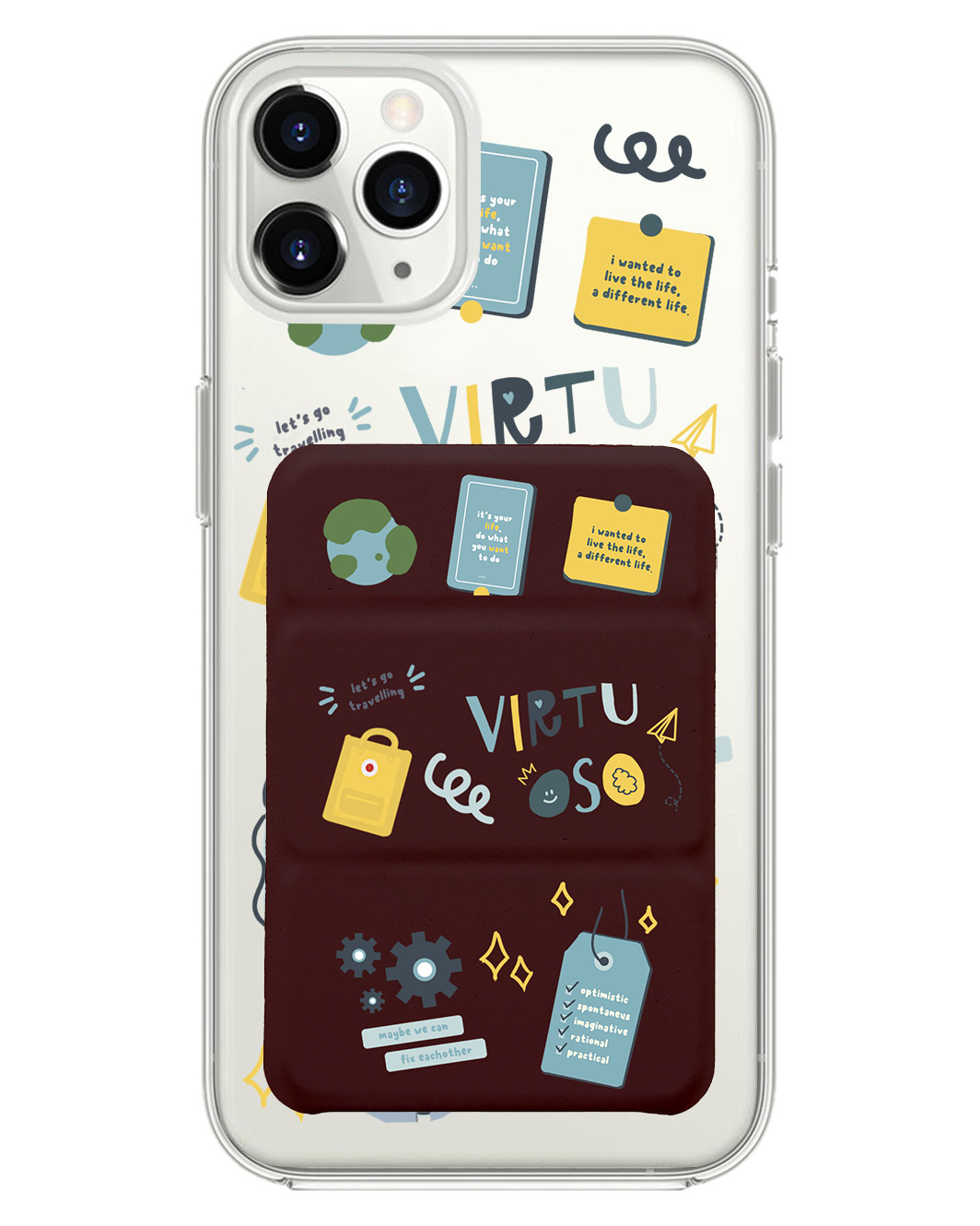iPhone Magnetic Trifold Wallet Case - ISTP