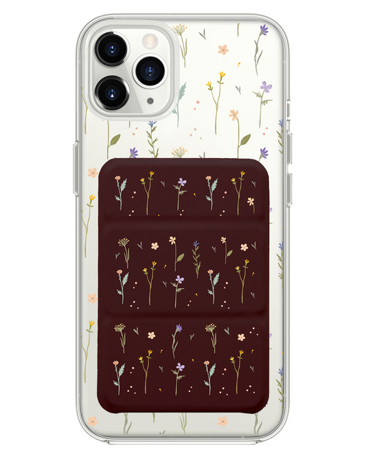 iPhone Magnetic Trifold Wallet Case - Botanical Garden 2.0