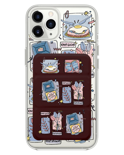 iPhone Magnetic Trifold Wallet Case - Grow