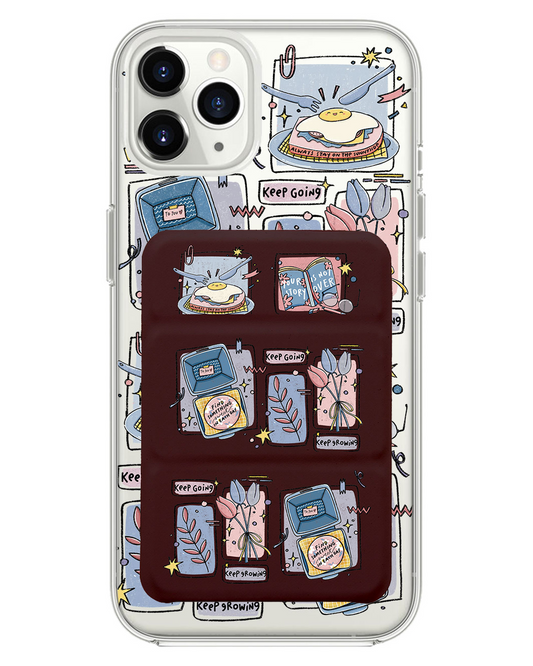 iPhone Magnetic Trifold Wallet Case - Grow