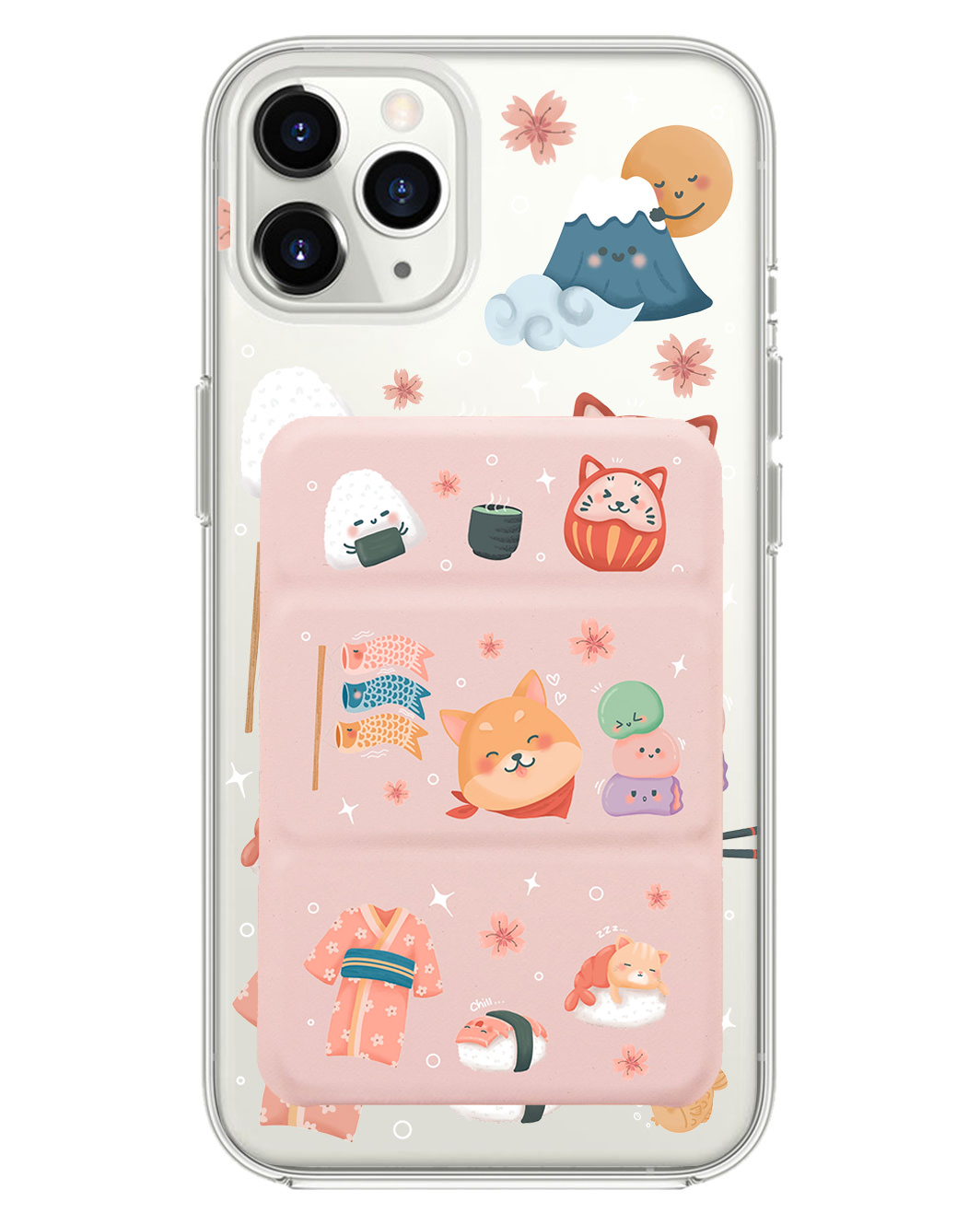 iPhone Magnetic Trifold Wallet Case - Japan
