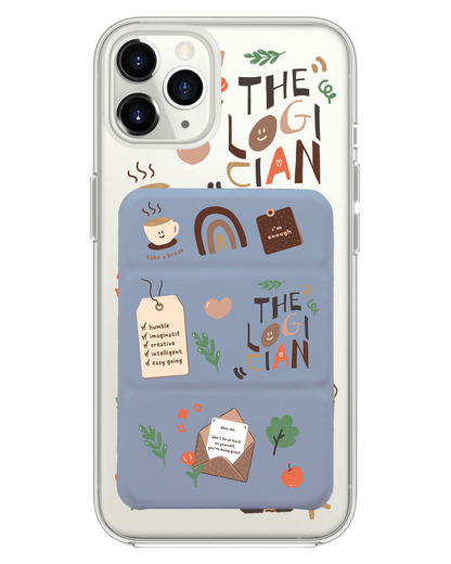 iPhone Magnetic Trifold Wallet Case - INTP