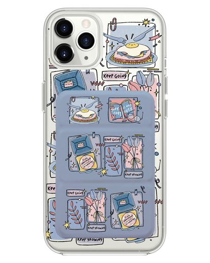 iPhone Magnetic Trifold Wallet Case - Grow