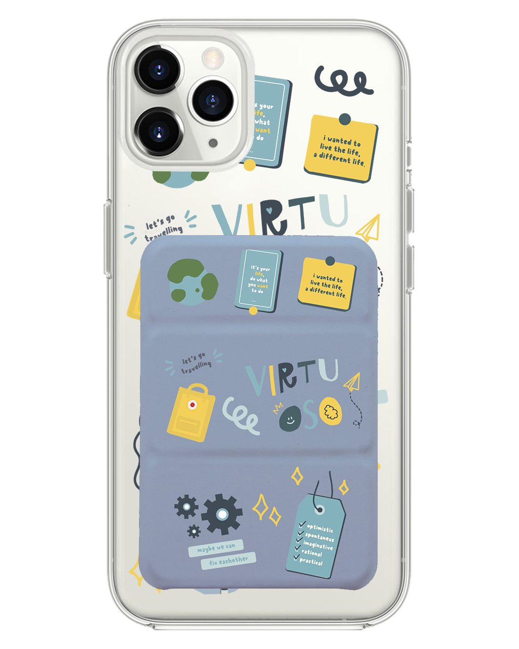 iPhone Magnetic Trifold Wallet Case - ISTP