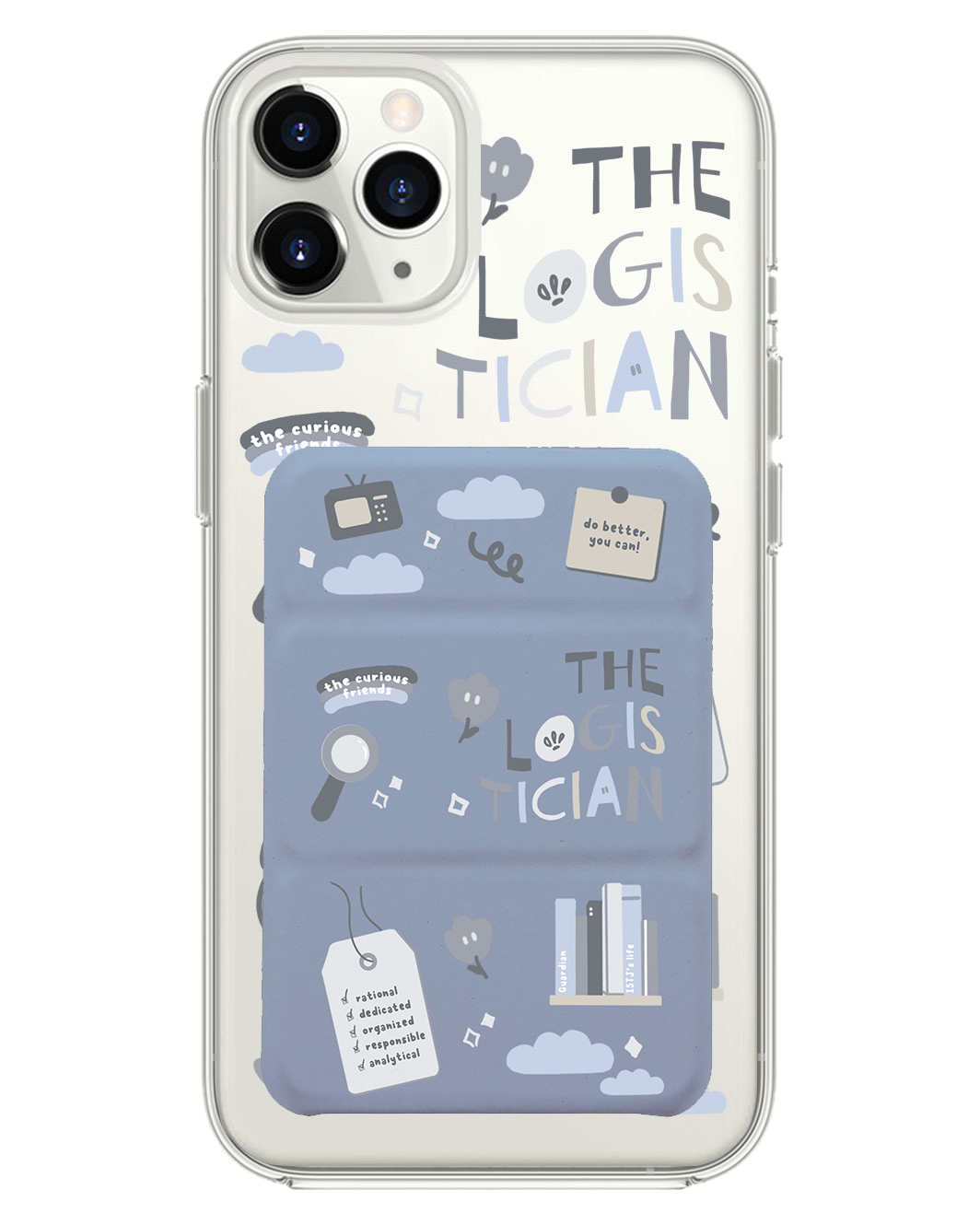 iPhone Magnetic Trifold Wallet Case - ISTJ