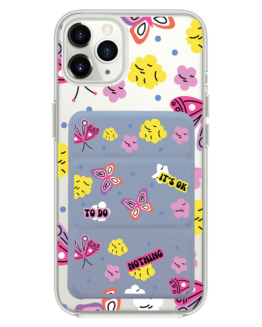 iPhone Magnetic Trifold Wallet Case - Its Ok To Do Nothing
