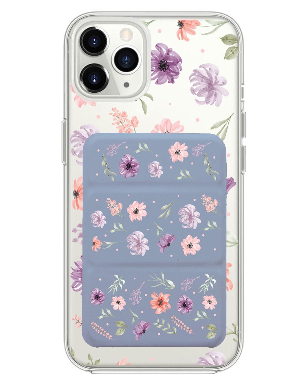 iPhone Magnetic Trifold Wallet Case - Botanical Garden 3.0