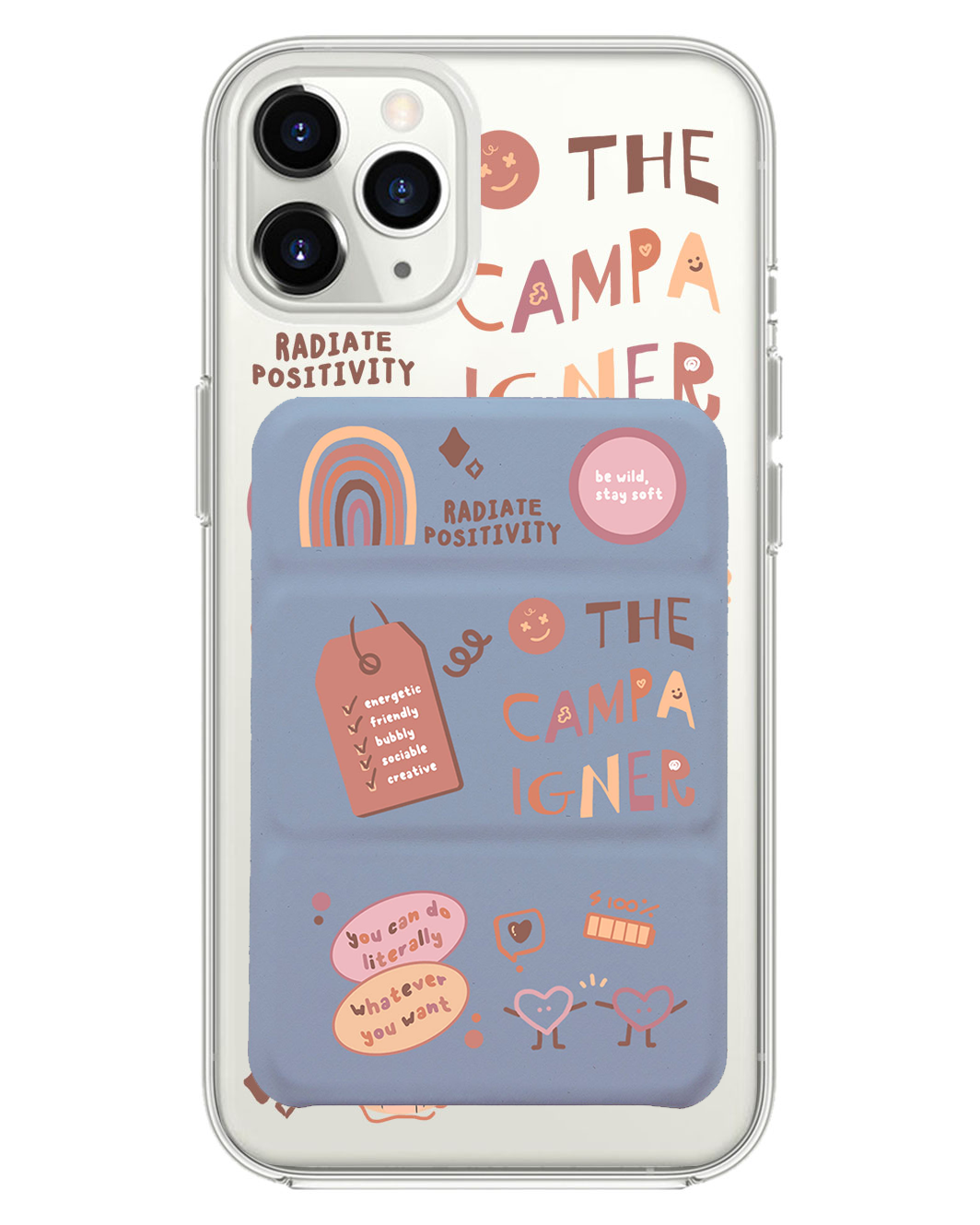 iPhone Magnetic Trifold Wallet Case - ENFP