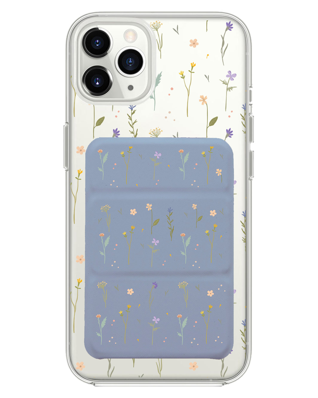 iPhone Magnetic Trifold Wallet Case - Botanical Garden 2.0